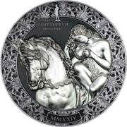20 Dollars Lady Godiva, Palau, 2024 reverse image