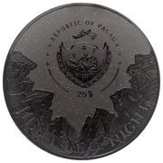 25 Dollars Black Panther obverse image