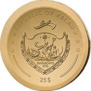 25 Dollars Tiki Viracocha obverse image
