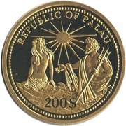 200 Dollars Independence, Palau, 1994 obverse image