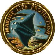 200 Dollars Manta Ray, Palau, 1999 reverse image