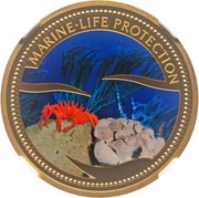 200 Dollars Orange Crab, Palau, 2003 reverse image