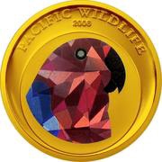 200 Dollars Eclectus Parrot, Palau, 2006 reverse image