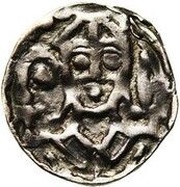 Denier - Henry of Guelders Huy; Perron obverse image