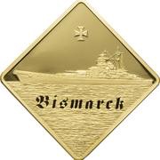 500 Dollars Bismarck, Palau, 2009 reverse image