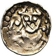 Denier - Henry of Guelders Huy; flowers obverse image