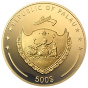500 Dollars Year of the Snake obverse image