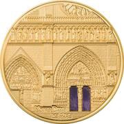 500 Dollars Notre-Dame, Palau, 2021 reverse image