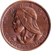 1 Centésimo Republic reverse image