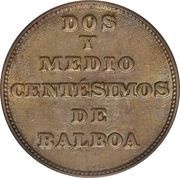 2½ Centésimos reverse image