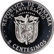 5 Centésimos Republic obverse image