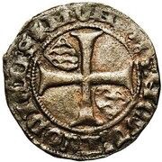 Brûlé, billon - John of Bavaria reverse image