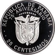 25 Centésimos Republic obverse image