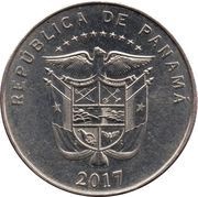 ¼ Balboa obverse image