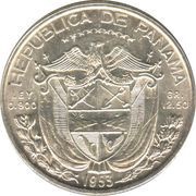 ½ Balboa Republic obverse image