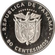 50 Centésimos Fernando de Lesseps obverse image