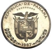 ½ Balboa Pattern obverse image