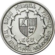 20 Diners - Joan Martí i Alanis Customs Union obverse image