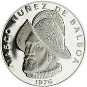 1 Balboa Silver, Panama, 1975-1979 reverse image
