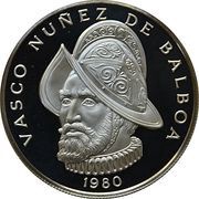1 Balboa, Panama, 1980 reverse image