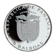 5 Balboas Champions obverse image