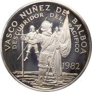 20 Balboas Vasco Nunez de Balboa, Panama, 1982 reverse image
