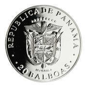 20 Balboas Bolívar obverse image