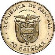 20 Balboas Harpy Eagle obverse image