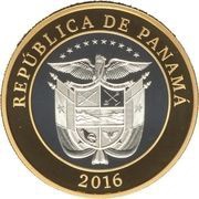 20 Balboas First Transit Through the Panama Canal obverse image