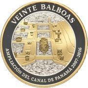 20 Balboas Extension of the Canal reverse image
