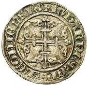 Groat "Saint Peter" - John of Arkel, Belgium, 1373-1376 reverse image