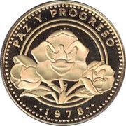 100 Balboas Dove Orchid, Panama, 1978 reverse image
