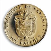 100 Balboas Native Art obverse image