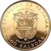 500 Balboas Birth of Balboa obverse image