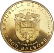 500 Balboas Puma obverse image