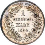 1 Mark - Wilhelm II reverse image