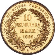 10 Mark - Wilhelm II reverse image