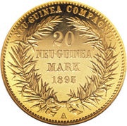 20 Mark - Wilhelm II reverse image