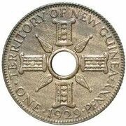 1 Penny - George V Trial Strike reverse image