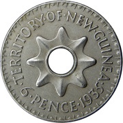 6 Pence - George V reverse image