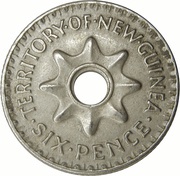 6 Pence - George VI reverse image