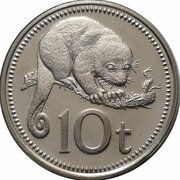 10 Toea - Elizabeth II Spotted Cuscus reverse image