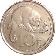 10 Toea - Elizabeth II, Papua New Guinea, 2002-2022 reverse image