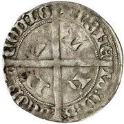 2 Groats "Kromsteert" - John of Heinsberg, Belgium, 1419-1455 reverse image