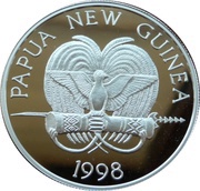 5 Kina - Elizabeth II Green Tree Python obverse image