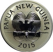 5 Kina - Elizabeth II XV Pacific Games obverse image