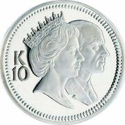 10 Kina - Elizabeth II Royal Visit, Papua New Guinea, 1982 reverse image