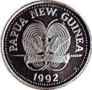 10 Kina - Elizabeth II Butterfly; Platinum issue obverse image