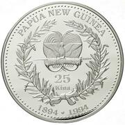 25 Kina - Elizabeth II 100 Years of Coins in Papua New Guinea obverse image