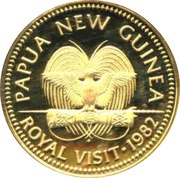 100 Kina - Elizabeth II Royal Visit obverse image